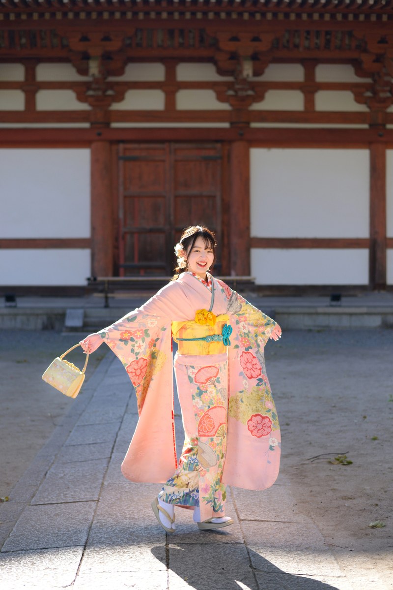 成人式前撮り 東寺秋撮影